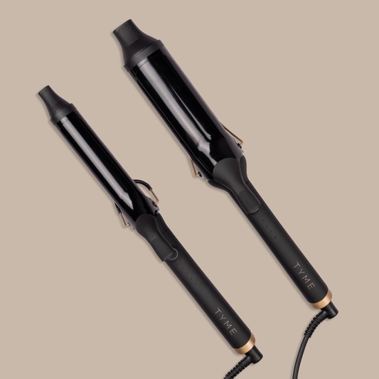 TYME Size Matters Bundle, the 1.25 inch and 2 inch curling irons together