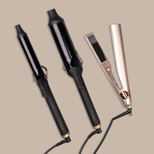 TYME Essential Bundle, three TYME styling irons