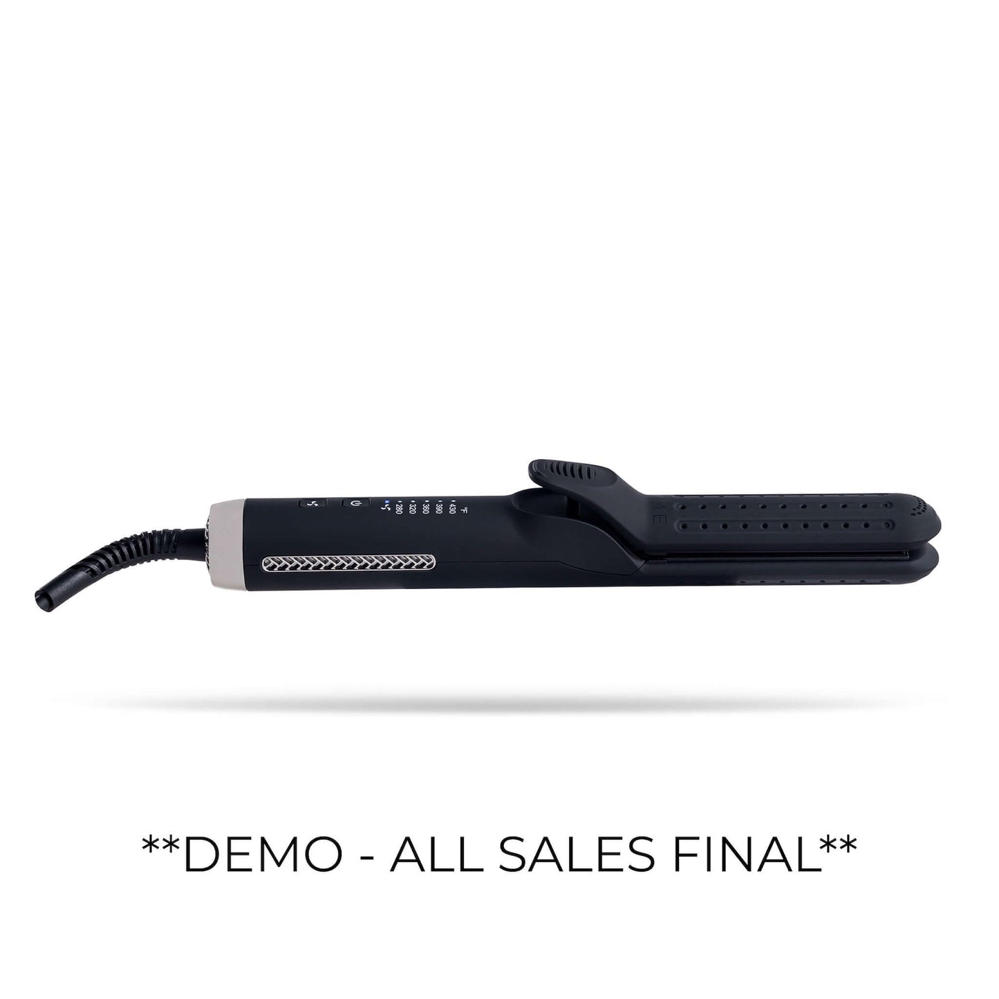 TYME Iron Air: Obsidian Demo side view closed.