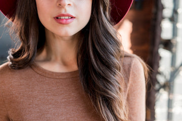 Image of a girl with shoulder length hair.