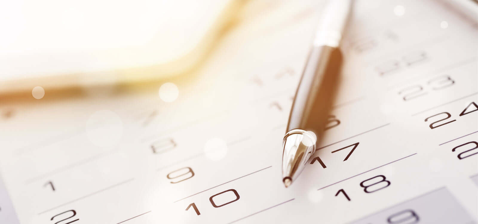 close up shot of calendar 