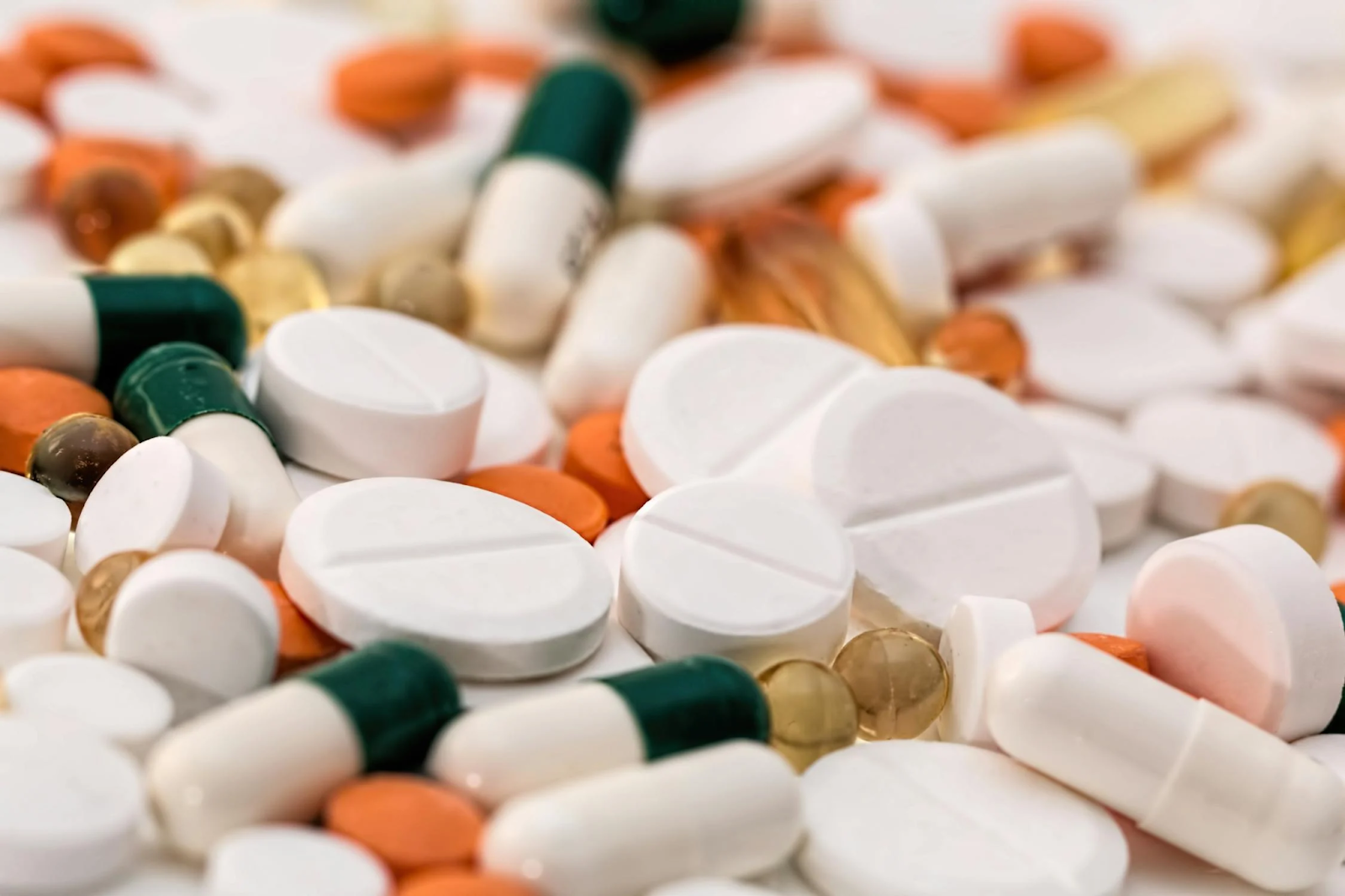 Image of a batch of hair supplements of all varieties. 