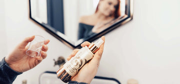 Picture of woman holding Upstaged in Mirror