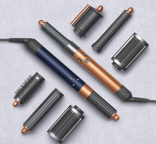 Image of the Dyson interchangable hair tool. 