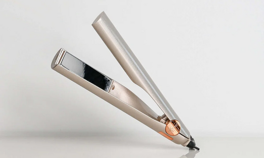 What temperature should I flat iron my hair?