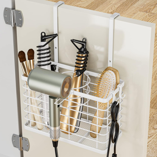 Image of a hair tool organizer. 