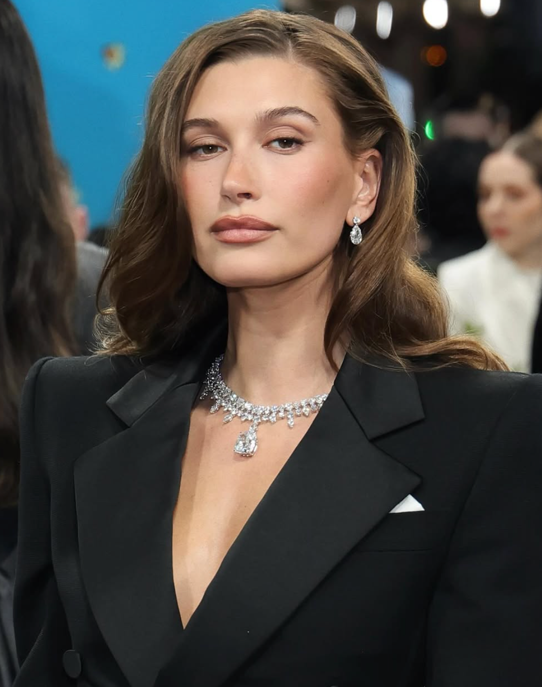 Image of Hailey Bieber at the Met Gala.