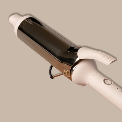 TYME 2 inch curling iron in Cashmere, heat settings