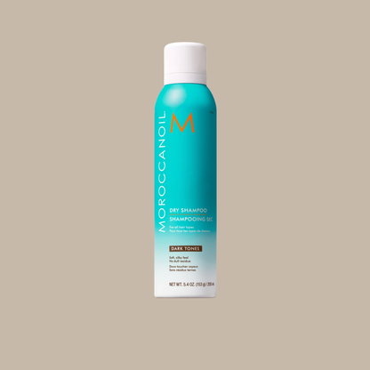 Moroccanoil Dry Shampoo in the Brunette shade, for dark hair