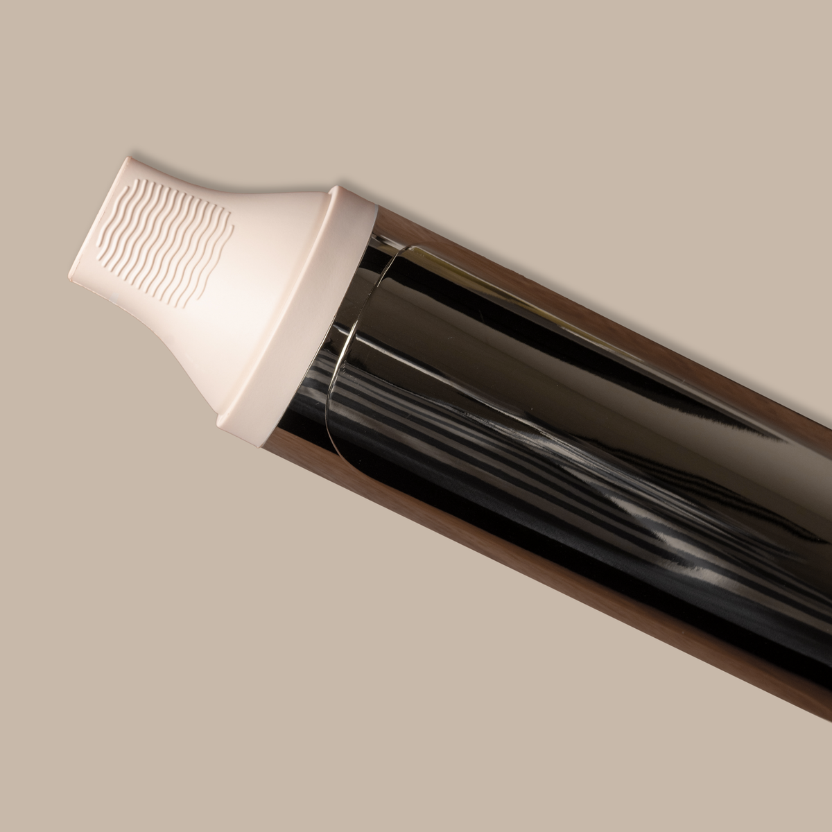 TYME 2 inch curling iron in Cashmere, barrel detail