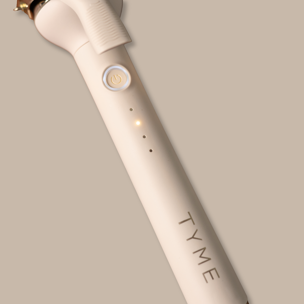 TYME 2 inch curling iron in Cashmere, in the box