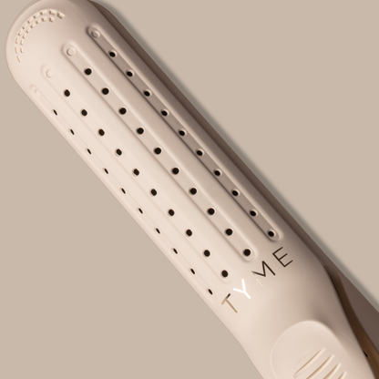TYME Iron Air in Cashmere, showing the ceramic styling surface