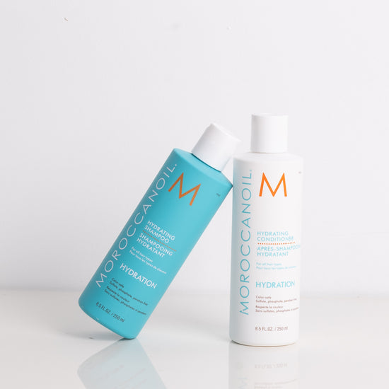 Moroccanoil hydrating shampoo and conditioner