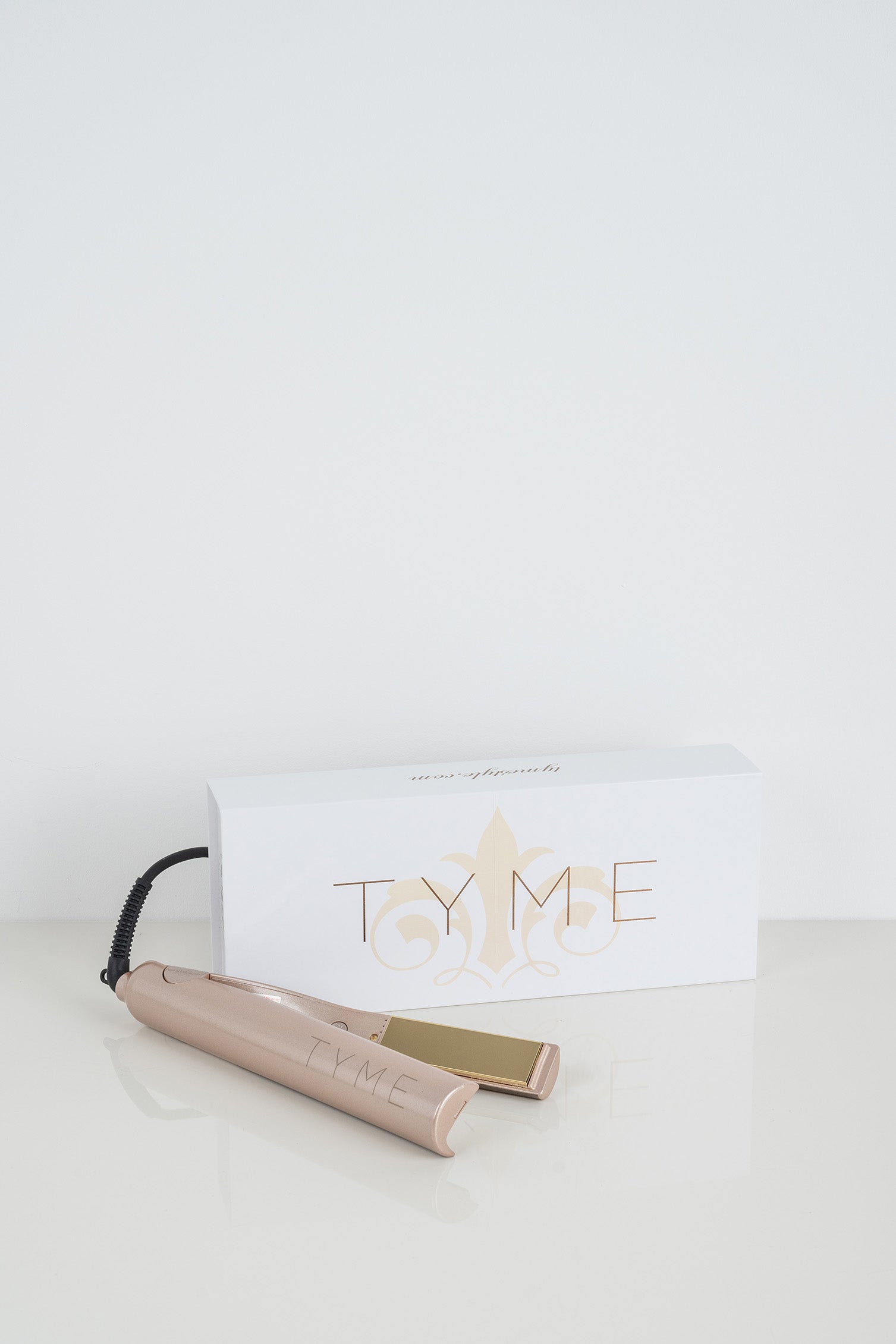 EU/UK original Tyme hair straightener curler iron in rose with white box