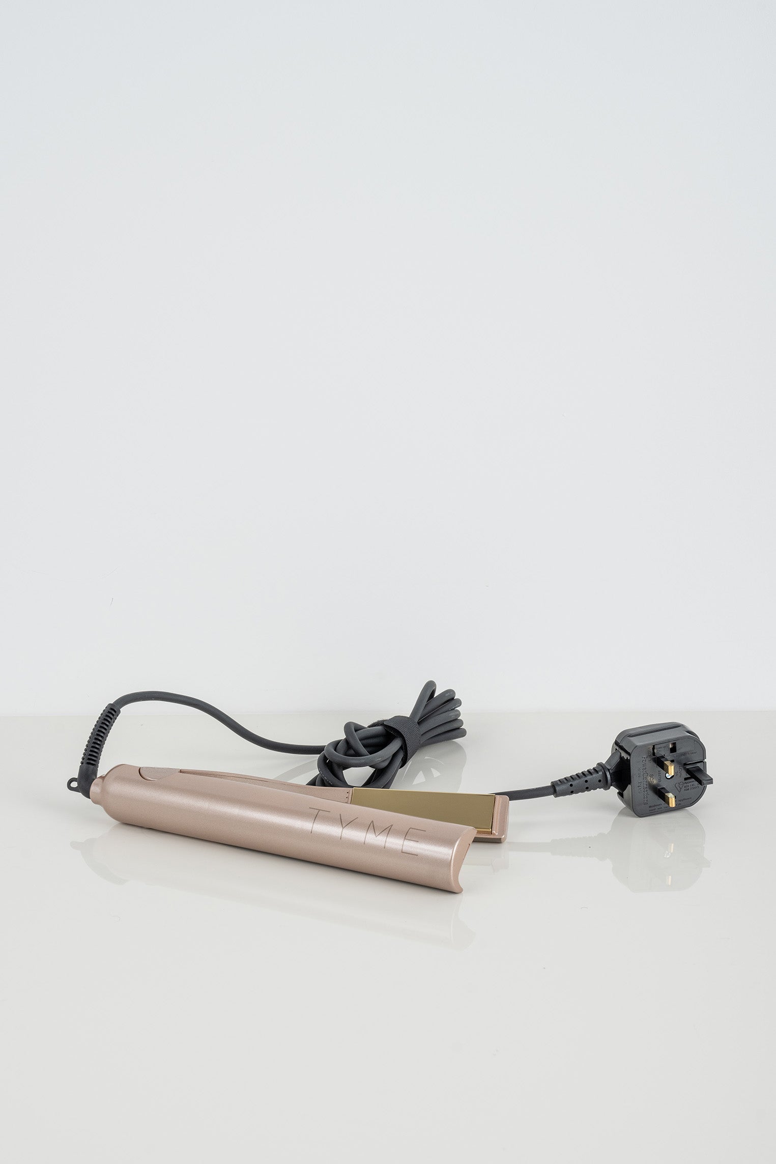 EU/UK original Tyme hair curler with straightener in rose
