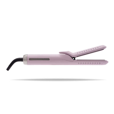 all new tyme iron air curling iron with cool air flow vents in new limited edition aura purple color. 