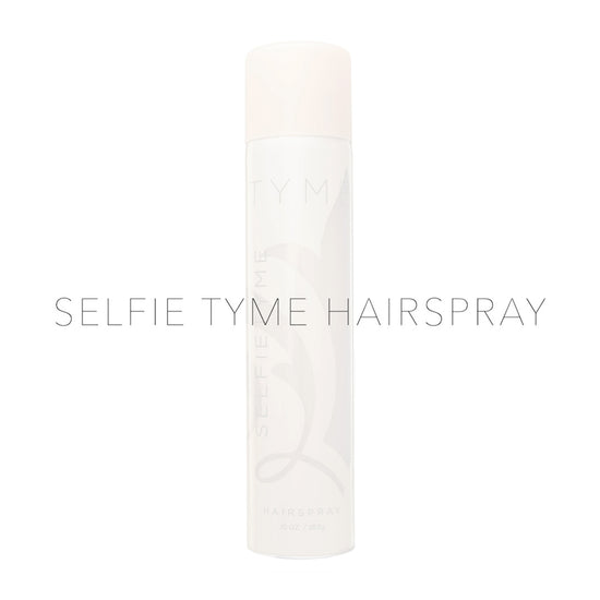 TYME Inventor and CEO, Jacynda Smith says the travel-sized SelfieTYME Hair Spray has a buildable strong hold formula.