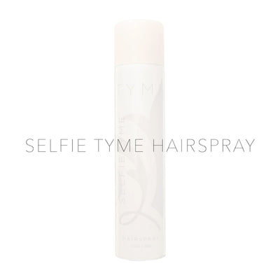 TYME Inventor and CEO, Jacynda Smith says the travel-sized SelfieTYME Hair Spray has a buildable strong hold formula.