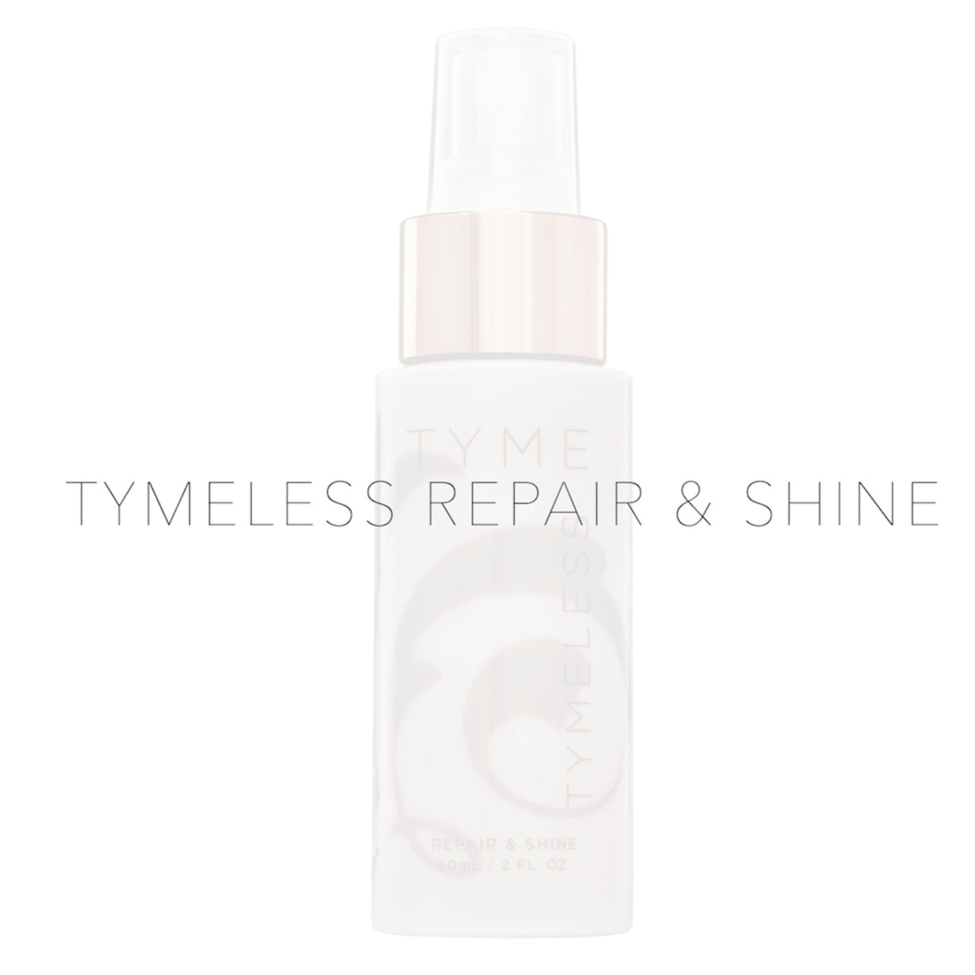 TYME Inventor and CEO, Jacynda Smith says TYMELESS Repair and Shine Spray makes your hair look and feel lustrous and repairs your hair.